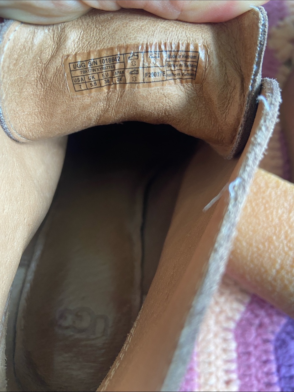 UGG Taupe Suede Tassel Ankle Boots - Picture 13 of 14